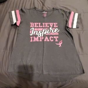 Womens breast cancer tshirt